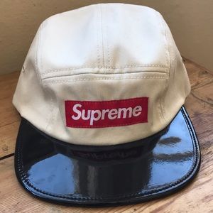 Supreme Patent Leather Camp Cap